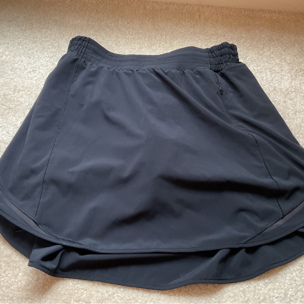 Lululemon Athletica Black Elastic Skort